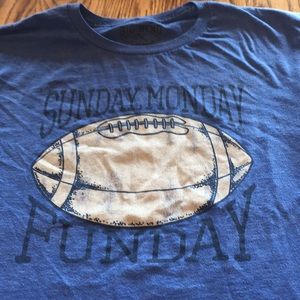 Sunday, Monday, Funday Football T-shirt medium
